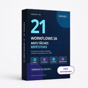 Le Kit IA anti-tâches répétitives – 21 workflows sans coder